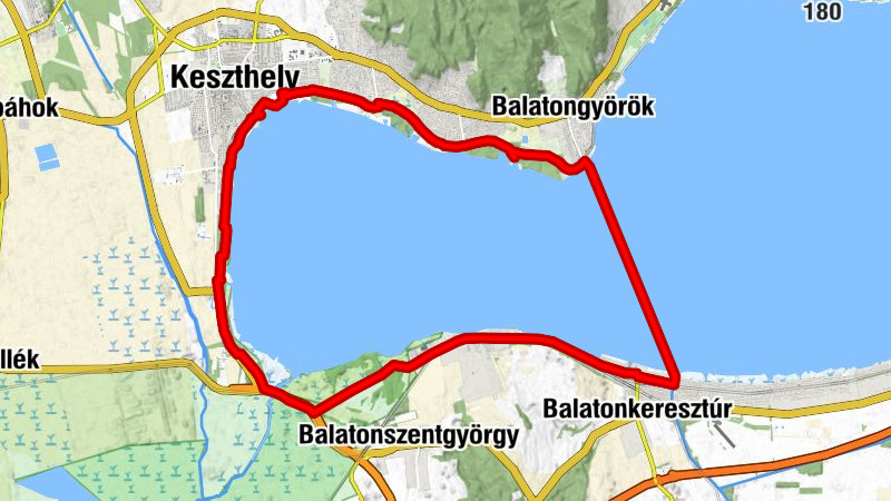 Rundfahrt mit Schiff über Balatonmariafürdo - Balatongyörög ( Balaton Ungarn )