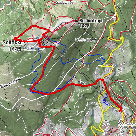 Schöckl von Radegund aus