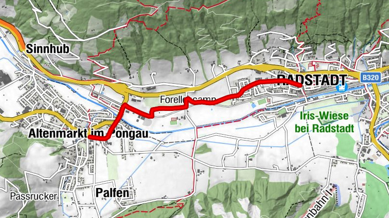 Wiesenweg nach Altenmarkt