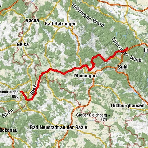Hiking - Rhön-Rennsteig-Route - Thuringian Forest