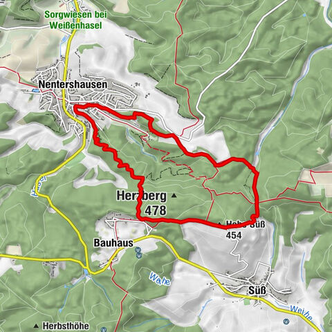 Premium route P18 Tannenburg