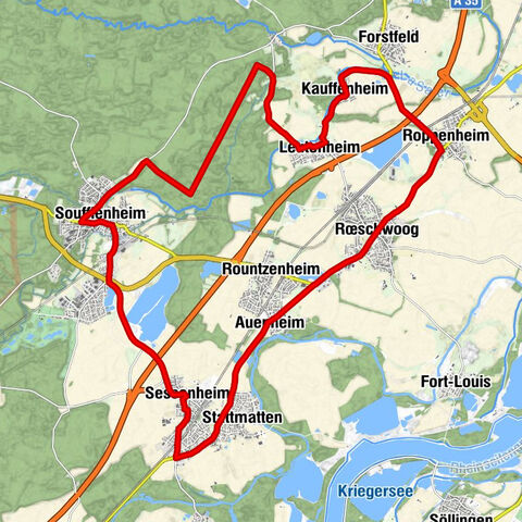 Bike route: BL722 - Goethe and the potters' villages
