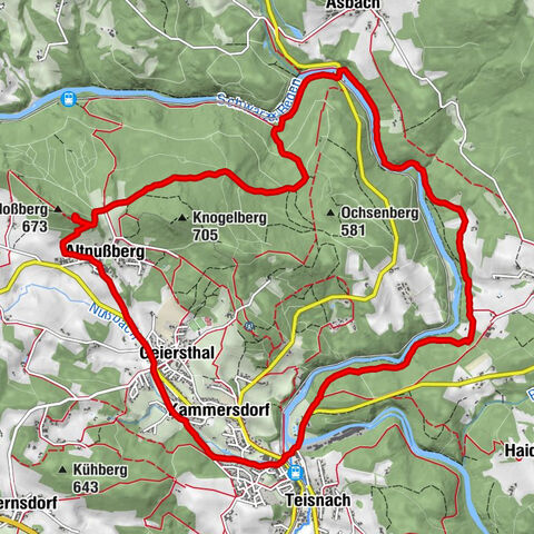 Burg Altnußberg und Schwarzer Regen