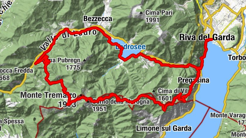 Tremalzo Garda XXL - Tour