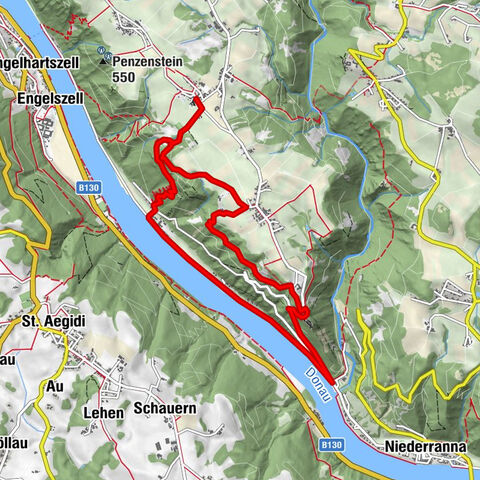 Burgherrenweg IVV Wanderweg