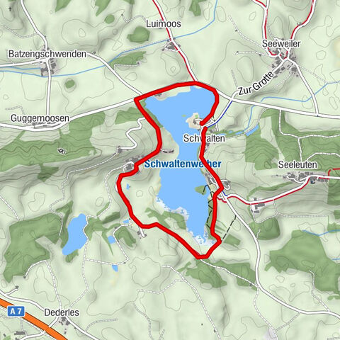 Rundwanderweg Schwaltenweiher