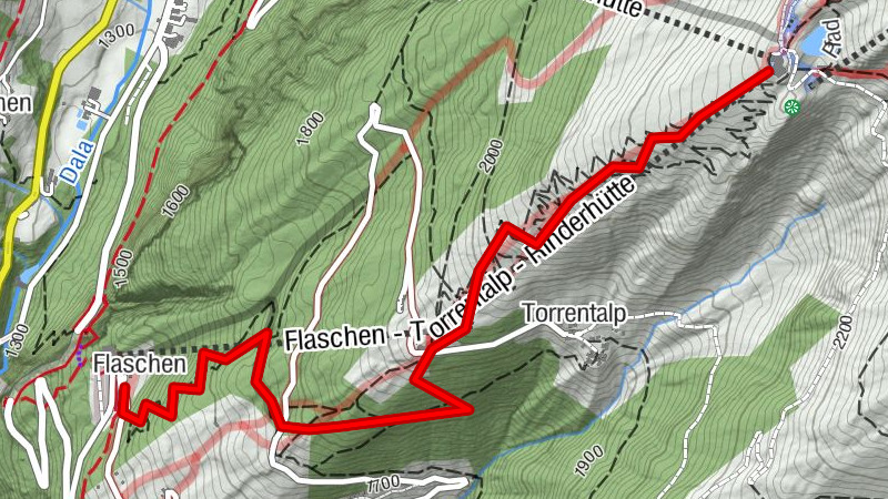 777 (Flaschen- Torrentalp- Rinderhütte)