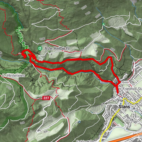 Wolfsklamm über Maria Tax