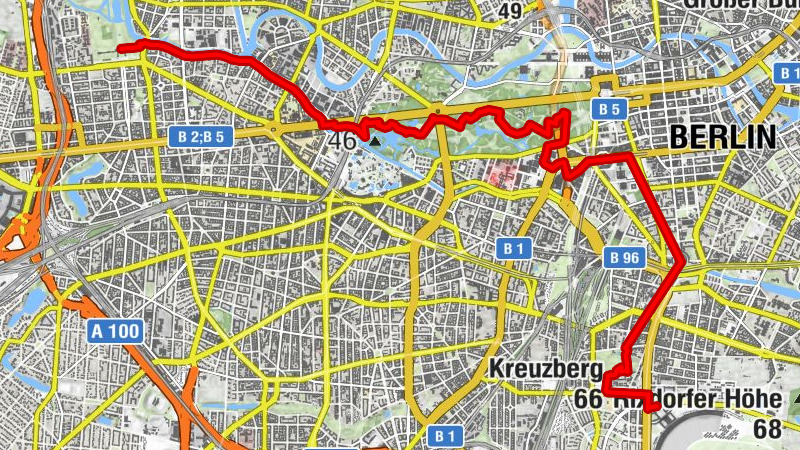 wunderschöne Radtour durch Berlin