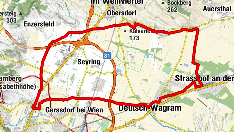 Marchfeldkanal - Dampfross Drahteselradweg