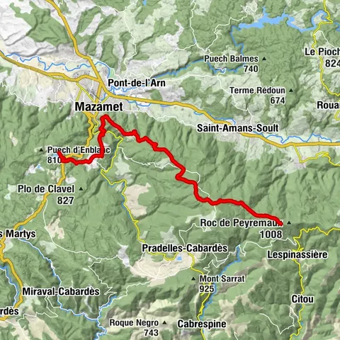 Tour du Tarn à cheval : Peyremaux / Mazamet