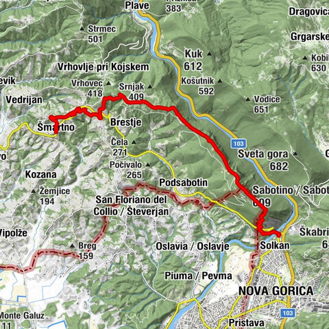 JULIANA TRAIL – etapa 20: Šmartno - Solkan