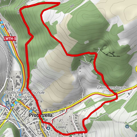 Probstzella circular route - The formation of slate (Slate Trail)