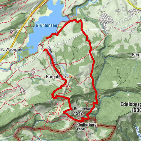 Reuterwanne mit Gipfelkreuz