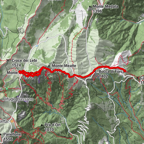 Sentiero delle Meatte